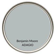 the behramin moore adagio paint is light gray