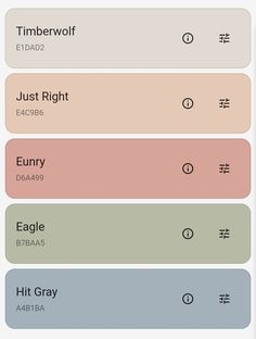 an iphone screen showing different colors and symbols