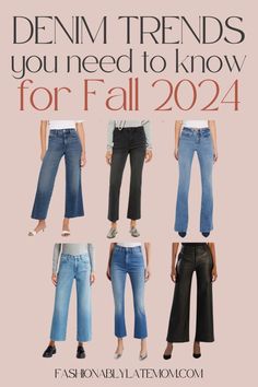 Elevate your denim game with our guide to Chic Denim Trends to Know for Fall 2024. Discover the must-have 2024 Denim styles and explore different Types Of Jeans that suit your personal style. Stay on-trend this season with our insights into the hottest Trends For 2024 in denim fashion. Jeans Trend 2024, 2024 Denim, Fall Fashion Jeans, Jeans Outfit Fall, Winter Styles, Trend 2024, Trends For 2024, Fall Jeans