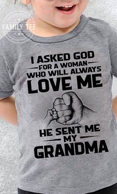 Basket Dresser, Grandma Quotes Funny, Grandma Journal, Grandpa Quotes, Quotes About Grandchildren, Gifts For New Grandma, I Asked God, Grandparents Quotes, Grand Parents