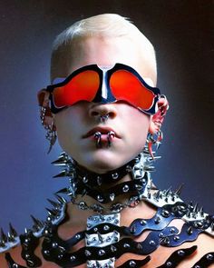 。” Cyberpunk Glasses, James Smith, 3d Fashion, Eye Cover, Cyberpunk Art, Ethereal Art, Men Fashion Casual Outfits, Pose Reference Photo