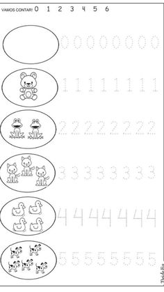 the worksheet for numbers 1 to 10