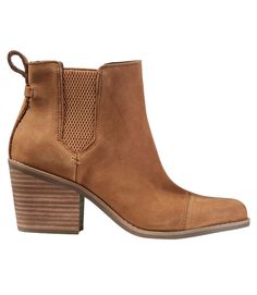 Women's Toms Everly Chelsea Boots, Nubuck | Casual at L.L.Bean Toms Everly Bootie, Gore Tex Boots, Womens Casual Boots, Heeled Chelsea Boots, Closet Renovation, Womens Waterproof Boots, Cozy Boots, Tan Shoes, Chelsea Boots Women