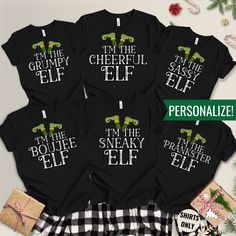 Get ready to spread holiday cheer with our Elf Family Christmas Matching Shirt! This funny Christmas party shirt is the perfect addition to your festivities, and with our Custom Family Christmas Gift, you'll have everyone in style for the holiday season. Make your celebrations memorable with our Holiday Matching T-shirt, the ideal choice for coordinating with your matching family PJs. ------------------------------------------------------------------------------------------------------ 1. MAKE SURE THAT YOU HAVE READ ALL PERTINENT INFORMATION AND YOU HAVE SCROLLED THROUGH ALL OF THE PHOTOS. 2. ONCE THAT HAS BEEN COMPLETED, PICK YOUR SHIRT STYLE, SIZE, AND COLOR FROM THE DROPDOWN MENUS. 4. IF YOU HAVE MORE ITEMS TO ORDER, HIT THE BACK BUTTON AND REPEAT. 5. ONCE EVERYTHING IS IN YOUR CART, S Matching Family Pjs, Elf Family, Washing And Drying Machine, Christmas Party Shirt, Family Pjs, Elf Shirt, Christmas Party Shirts, Christmas Matching, The Office Shirts