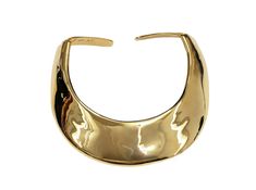 Polished Gold Collar Hinged Necklace – KennethJayLane.com Hinged Necklace, Evening Look, Gold Collar, Hinges, Gold Bracelet, Fashion Jewelry, Collar, Gold, Closet