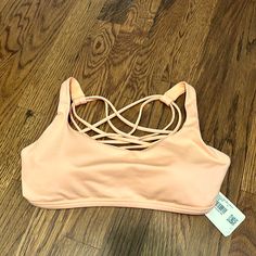 Lululemon Free To Be Wild Bra Size 6 Peach Bellini Color Pads Included New With Tags Free To Be Bra Lululemon, Free To Be Bra, Peach Bellini, Color Pad, Lululemon Free, Bellini, Christmas Wishlist, Sports Bras, Christmas List