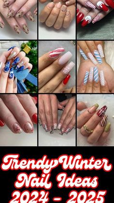 Red Acrylic Square, Dark Red Acrylic, Winter Nail Design, Full Neck Tattoos, Snowman Nails, Glitter French Tips, Long Square Nails