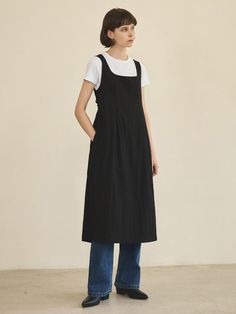 Composition : Rayon 66% Nylon 34%Color : BlackCountry of Origin : Republic of Korea Cut Out Dress, Out Dress, Jumpsuit Dress, Cut Out, Dress Outfits, Composition, Jumpsuit, The Originals, Clothes For Women