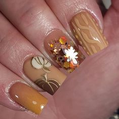 🍁 Embrace the changing season with the most stunning fall nail designs that will turn heads and spark conversations! From vibrant leaves to warm earth tones, our collection has it all! 👉 Discover your perfect fall-inspired nail design! Fall Acrylic Nails Designs, Short Fall Acrylic Nails, Short Fall Acrylic, French Tip Styles, Cute French Tips, Acrylic Nails Designs, Fall Acrylic