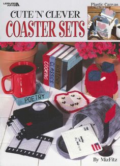 the book is titled cute n cleverer coaster sets