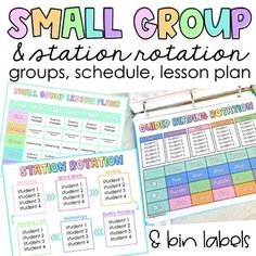 small group and station notation groups schedule lesson plan