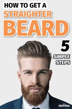 Beard Straightener Comb, Groom For Men, Clean Cut Beard, Mens Beard Styles, Beard Care Tips, Beard Trimming Styles, Mens Beards, Man Grooming, Curly Beard