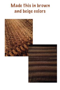 an advertisement for rugs made in brown and beige colors with images of the carpet