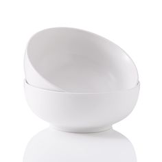 PRICES MAY VARY. LARGE CAPACITY SERVING BOWLS - With a generous 52 oz capacity, these porcelain bowls are large and deep enough for serving family-sized quantities. They can use as kitchen salad bowls, soup noodle bowls, mixing bowls, prep bowls and fruit bowls. You can stir up your salads or pasta meals freely in these bowls without spilling. The big opening with the medium depth makes it easy to fork or spoon out your food. Each bowl measures 7.87" Dia. x 3.15" H. HEALTHY AND STURDY PORCELAIN Pasta Meals, Prep Bowls, Serving Bowl Set, Pasta Soup, Salad Bowls Set, Fruit Bowls, Large Salad Bowl, Tableware Collection, Noodle Bowls