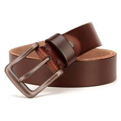 Offrez-vous un style classique et sophistiqué avec la ceinture en cuir Tesauro pour homme. Fabriquée avec du cuir pleine fleure de qualité, elle offre un confort et une flexibilité inégalés. La boucle antracite ajoute une touche moderne à cette pièce intemporelle. Classic Brown Leather Belt Buckles, Vintage Brown Leather Belt With Removable Feature, Masculine Leather Belts With Leather Strap, Brown Bridle Leather Belt Buckles With Leather Strap, Brown Bridle Leather Belt With Removable Buckle, Brown Leather Belts For Business, Brown Leather Belt Buckles For Business, Brown Leather Belt Buckle For Business, Masculine Brown Leather Belts And Suspenders