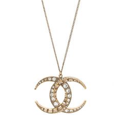 This is an authentic CHANEL Baguette Crystal Moon CC Necklace in Gold. This trendy necklace is crafted in a gold tone with a crystal encrusted Chanel CC logo. Cc Necklace, Chanel Necklace, Crystal Moon, Trendy Necklace, Gold Chanel, Chanel Jewelry, Trendy Necklaces, Chanel Bags, Cc Logo