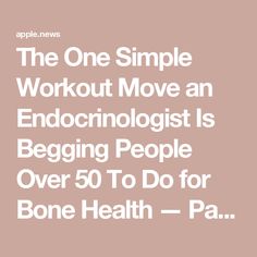 The One Simple Workout Move an Endocrinologist Is Begging People Over 50 To Do for Bone Health — Parade Osteoporosis Prevention, Tori Roloff, Simple Workout, Bone Loss, Improve Balance, Women Issues, Healthy Bones, Calf Muscles