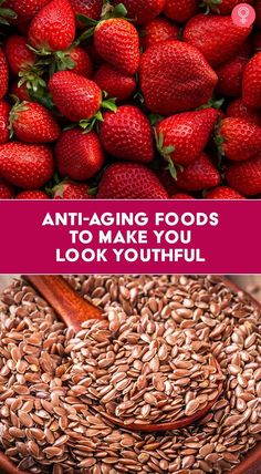 Anti-Aging Foods To Make You Look Youthful: By eating foods that get rid of stress, regulate metabolism, and pack a host of vitamins and minerals; we can lower inflammation and feel more confident in the way our skin appears — radiant and young! Here are seven vital nutrients that will help you achieve that goal Foods To Make, Lose Stomach, Fitness Supplements, Green Tea Face, Food Education, Lower Inflammation, Nutritious Foods, Skin Nutrition, Anti Aging Secrets