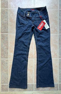 New! BONGO Fiesty  denim details Flare leg Women Size 5 was just added to eBay. Check it out! #eBay #eBaySeller Bongo Jeans, Leg Women, Denim Details, Photo Colour, View Photos, Clothing Items, Cotton Blend, Womens Sizes, Women Accessories