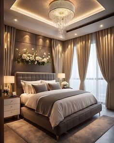 #homedecor #homedecoration #homedecoridea #homedecortips #homedecorinspo #homedecorative #homedecortions #homedecor4seasons #bedroom Luxury Interior Bedroom, Royal Bedroom Design, Beautiful Bed Designs, Luxury Hotel Bedroom, Luxe Bedroom, Modern Luxury Bedroom, Luxury Bedroom Design, Home Decor Ideas Living Room