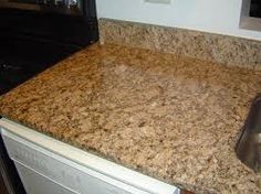 a granite counter top in a kitchen