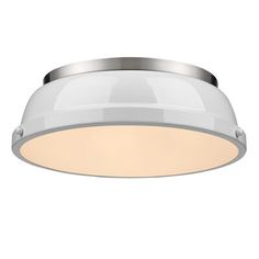 an image of a ceiling light with white and black trim