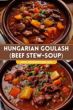 Discover the magic of Hungarian Goulash—a rustic dish made with melt-in-your-mouth beef and a rich, paprika-infused broth. Perfect for holiday dinners or cozy family meals, this recipe is a must-try! Traditional Hungarian Goulash Recipes, Beef Stew Soup, Beef Paprika, Winter Stews, Goulash Recipe, Festive Appetizers, Goulash Recipes, Tender Beef