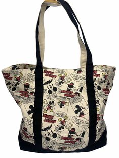 TOTE/BAG/PURSE~MICKEY/MINNIE MOUSE~WHITE BACKGROUND~DISNEY~CARTOON WHAT YOU SEE IN PICTURE IS WHAT YOU GET PICTURES ARE ALSO PART OF DESCRIPTION 100% Positive feedback ITEM AS PICTURED: This item comes exactly as pictured; nothing more, nothing less. Seller takes great care to fully photograph the entire item in its exact condition. No stock photos are used. Everything in the picture will ship exactly as it is presented in the photo. Buyer should fully review the photos attached to this listing Disney Minnie Mouse White Bag, White Disney Bags For Everyday Use, White Disney Everyday Bag, White Disney Style Bag, Disney Style White Everyday Bags, White Mickey Mouse Bag For Disney Fan Events, White Minnie Mouse Bag For Daily Use, Disney White Travel Shoulder Bag, Disney White Bags For Disney Trips