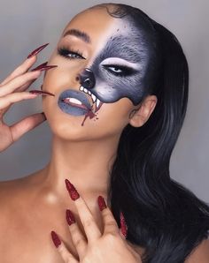 Beautiful Halloween Makeup, Halloweenský Makeup, Holloween Makeup, Creepy Makeup, Creepy Halloween Makeup, Cute Halloween Makeup, Halloween Makeup Pretty, Cool Halloween Makeup, Halloween Eye Makeup