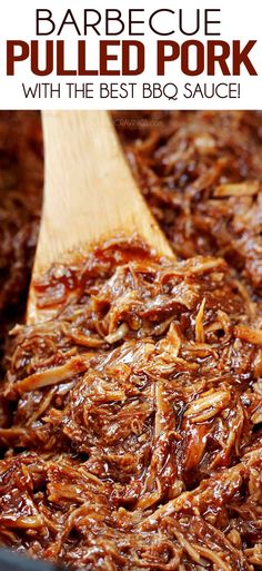 the best bbq pulled pork recipe in a pan