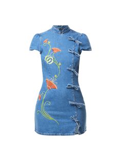 Cute Denim Dress, Mentally Stable, Beach Mood, Style Shirt Dress, Barbie Summer, Trendy Sewing, Jean Dress, Dream Style, Tumblr Fashion