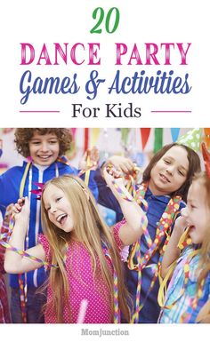 Here are some dance games for kids which are perfect for the party. We've also listed a few activities, and party ideas for your little ones to rock.Read on Pre K Dance Activities, Dance Preschool Activities, Elementary School Dance Activities, Dance Party Crafts, Dance Activities For Children, Dance Activities For Preschool, Talent Show Activities For Kids, Toddler Dance Party Birthday