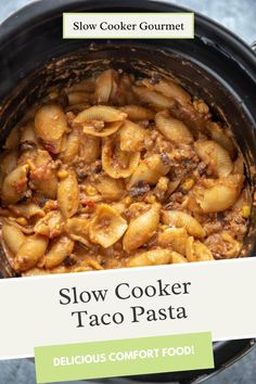 My slow cooker pasta recipes are some of my most popular, and this Slow Cooker Taco Pasta is destined to be a hit! The flavors of your favorite meals combined into one delicious dinner that’s a cinch to make!