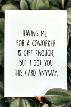 How to better celebrate your appreciation to your friend and coworker than with a fun folded card? Thank You Cards For Coworkers, Happy Birthday Coworker Quotes, Appreciation Quotes For Coworkers, Coworker Friendship Quotes, Coworker Humor Friendship, Colleague Quotes, Notes For Coworkers, Work Bestie Quotes Funny, Goodbye Cards For Coworkers