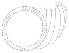 an image of a roped bracelet with bananas in the middle and one on top