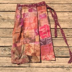 Beautiful Silk Patchwork Skirt From India. Bx2 Price Firm Thank You Silk Patchwork, Silk Wrap Skirt, Patchwork Skirt, Silk Wrap, Red Brown, Wrap Skirt, Womens Skirt, Womens Sizes, Thank You