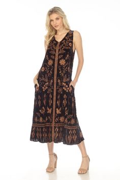 Johnny Was JWLA Brown Animal Print Georgina Velvet Maxi Dress Boho Chic J39923 Boho Print Free-spirited Dresses, Free-spirited Boho Dress With Floral Print, Free-spirited Tunic Dresses For Spring, Free-spirited Spring Tunic Dress, Bohemian Floral Embroidered Midi Dress For Fall, Bohemian Midi Dress With Floral Embroidery For Fall, Bohemian Sleeveless Dresses For Fall, Unlined Bohemian Maxi Dress, Bohemian Unlined Maxi Dress