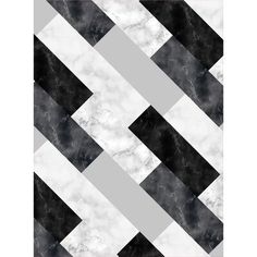 a black and white marble wallpaper with geometric shapes