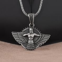 Sumerian Warrior Pendant 3D, Mesopotamia Necklace, Ancient Warriors Necklace, Historical Jewelry for Men Women, Sumerian Charm Necklace    Bring a touch of the ancient world to your jewelry collection with this beautifully crafted 3D Summerian Warrior pendant. Featuring intricate details and a silver finish, this pendant is a perfect tribute to the warriors of Summeria. It makes for a unique gift for anyone who loves history, ancient cultures, and unique jewelry pieces.    ✅ 3D Summerian pendant Sumerian Warrior, Warrior Necklace, Historical Jewellery, Jewelry For Men, Mesopotamia, Ancient Cultures, Sentimental Gifts, Intricate Details, Silver Fashion