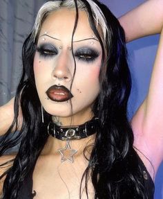 Y2k Makeup Looks, Goth Eye Makeup, Asian Makeup Tutorials, Ethereal Makeup