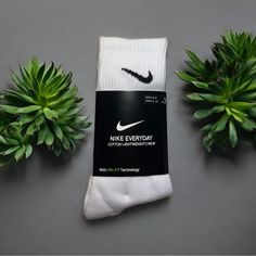 Offers Are Automatically Accepted If Its Not A Low Ball Offer & Its Fair Feel Free To Comment & Ask Me Anything Nike Crew Socks With Dri-Fit Technology Men’s 6-8 Women’s 6-10 Nike White Anti-odor Socks, White Sporty Everyday Socks, Sporty Cotton Socks For Everyday, Sporty Everyday Cotton Socks, Everyday Sporty Cotton Socks, Nike Comfortable Anti-odor Socks, Nike Anti-odor Comfortable Socks, Comfortable White Cotton Knee-high Socks, Nike Sports Socks In Cotton