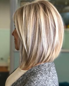 Edgy Blonde Hair, Blonde Lob, Blonde Bob Hairstyles, Dusty Lavender, Bob Hairstyles For Fine Hair, Haircuts For Fine Hair