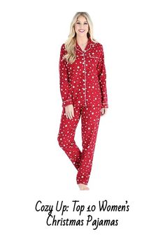 Cozy up with the top 10 women’s Christmas pajamas! Find the perfect blend of comfort and festive style to keep you warm and cheerful this holiday season Adult Onesie Pajamas, Long Sleeve Pajamas, Womens Christmas Pajamas, Women's Loungewear, Women's Sleepwear, Flannel Women, Sleep And Loungewear, Sleepwear Robe, Pajama Set Women