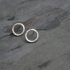 Tiny Round Sterling Silver Earrings, Dainty Studs, Silver Pieces, Circle Earrings, Sterling Earrings, Jewelry Earrings Studs, Post Earrings