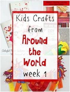 kids crafts from around the world week 1