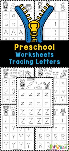 preschool worksheets for teaching letters