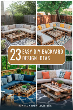 the 25 easy diy backyard design ideas that are great for your yard or patio