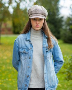 Newsboy cap women, Tweed cap, warm winter hat, beautiful cap, style hat. Cabby Hat Outfit, Cabby Hat, Lace Headwrap, Newsboy Cap Women, Tweed Cap, Cabbie Hat, Warm Winter Hat, Cap Outfit, Baker Boy Hat