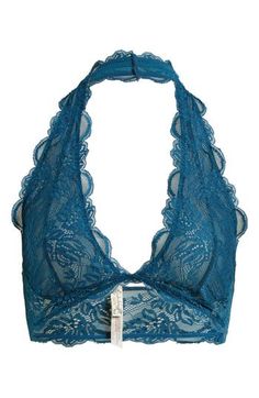 This sultry lace bra is designed in a halter silhouette with sweet scallop trim. Halter neck Partially lined 90% nylon, 10% spandex Hand wash, line dry Imported Halter Bra, Scallop Trim, Last Dance, Lace Bra, Halter Neck, Free People, Hand Wash, Nordstrom, Spandex