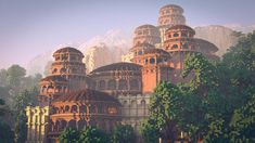 Minecraft Palace, Hyrule Castle, Minecraft Mansion, Minecraft Structures, Minecraft Interior Design, Bangunan Minecraft, Minecraft Castle, Minecraft Medieval, Cute Minecraft Houses